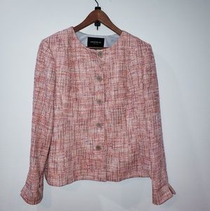 Lafayette 148 plus size tweed jacket